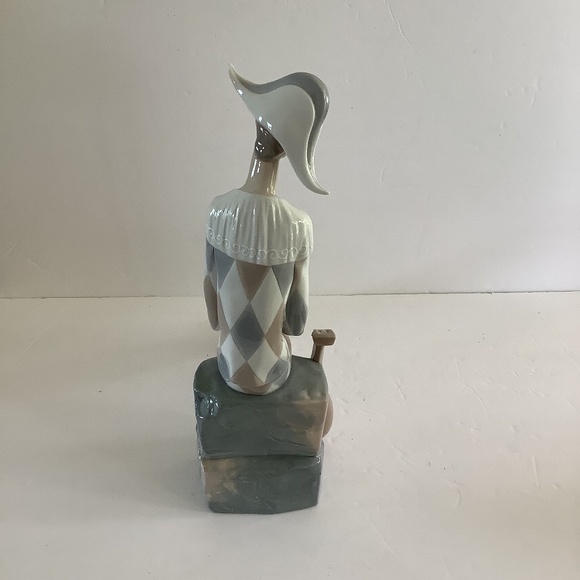 Large Lladro "Sad Harlequin" with mandolin 4558 Mint Condition - Picture 3 of 8